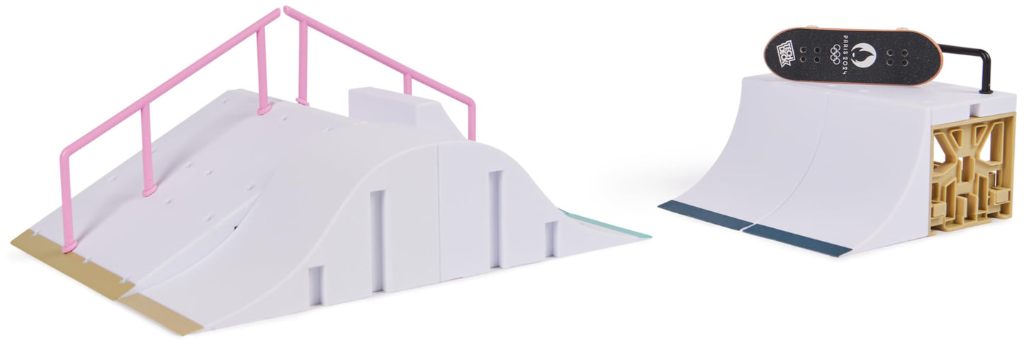 Tech Deck, Sky Brown’s Olympic Games Paris 2024 Ramp, Customizable X-Connect Park Creator Playset & Exclusive Fingerboard, Kids Toy for Ages 6 and up