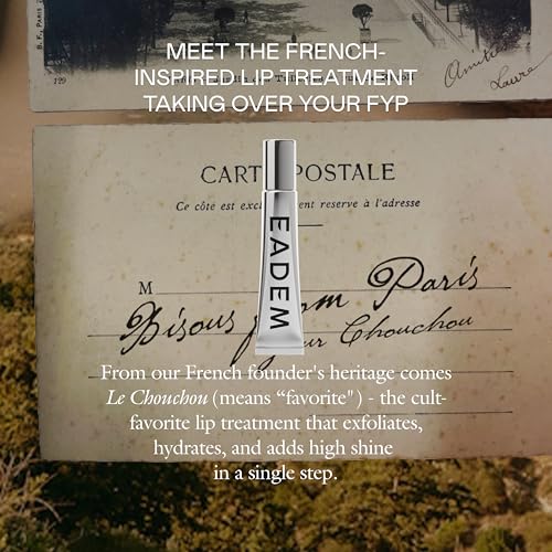EADEM Le Chouchou Lip Softening Balm – Hydrating Lip Gloss, Plumper & Overnight Mask for Women – Moisturizing Luxury Lip Care, Butter Mochi, 0.5 oz