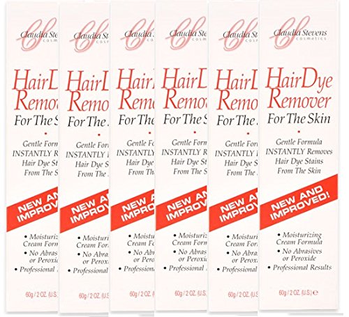 (6 PACKS) Claudia Stevens Hair Dye Remover For The Skin 2oz Deal Package, Hair Color Remover