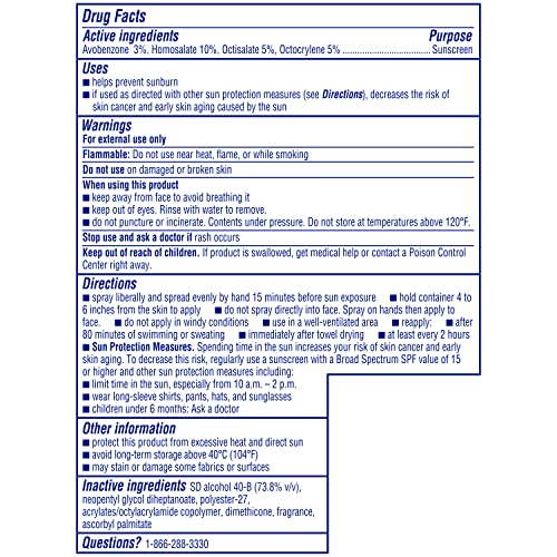 Coppertone Kids SPF 50 Sunscreen Spray, Water Resistant Sunblock for Kids, Oxybenzone & Dye Free, Pediatrician Recommended, 5.5 Oz, 3 Pack