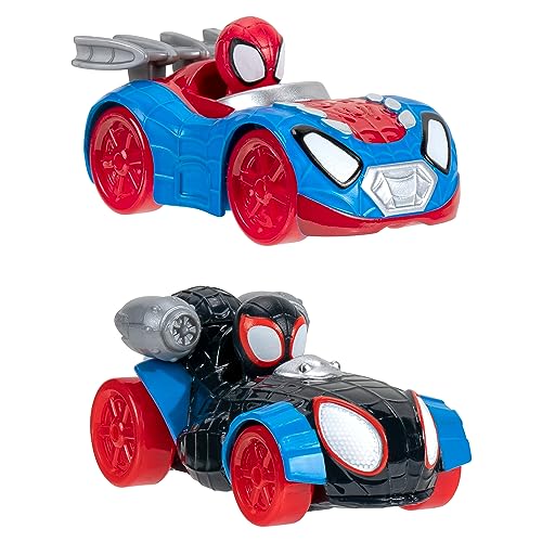 Marvel Spidey and His Amazing Friends City Track Set - 24-Inch Set with Two Exclusive 3-Inch Vehicles