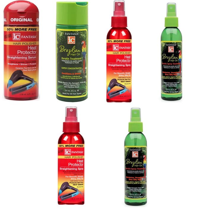 Fantasia Heat Protector Straightning Spray, 6 Fl.Oz