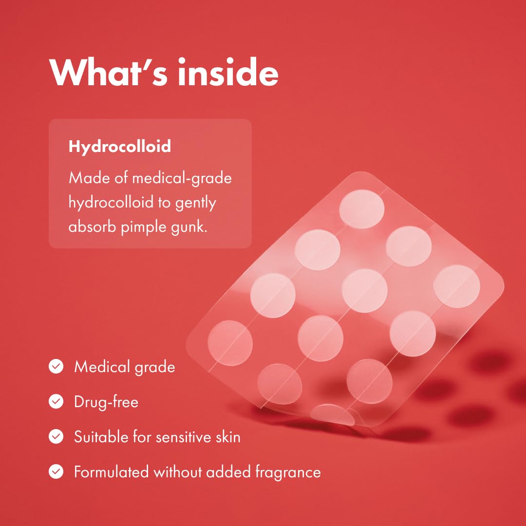 Hero Cosmetics Mighty Patch™ Original – #1 Hydrocolloid Acne Patch for Zits & Whiteheads, Nighttime Spot Treatment, 36 Count