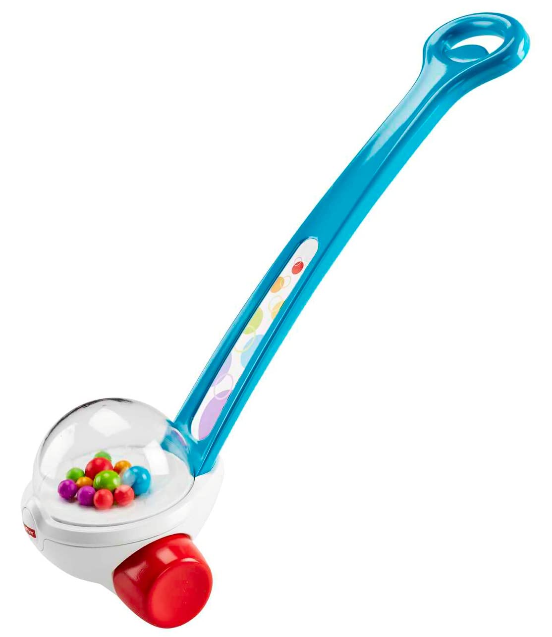 Fisher-Price Baby & Toddler Toy Corn Popper Blue Push-Along with Ball-Popping Action for Infants Ages 1+ Years, 2-Piece Assembly