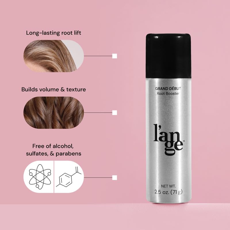 L'ANGE HAIR Grand Début Root Booster | Volumizing Thickening Spray Foam for Fine Hair | Strong Hold, Lift & Texture | Lightweight, Long-Lasting Finish