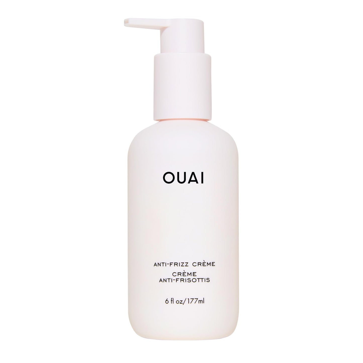 OUAI Anti-Frizz Cream - Moisturizing Hair Cream with Jackfruit & Beetroot Extract for Frizz Control, Heat Protection & Lasting Hydration, 6 oz
