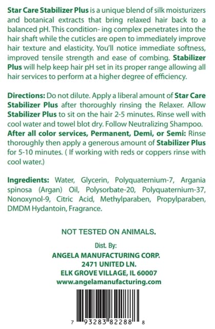 STAR CARE Stabilizer Plus The After-Relaxer Conditioner With Penetrating Foaming Action Approximate pH. 3.5 (16 Fl Oz (Pack of 3))