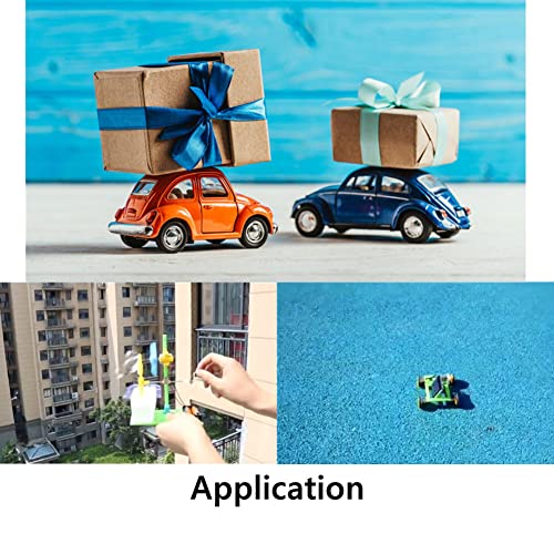 Walfront 26pcs Plastic Spindle Gear Set for DIY Models, Robots & Cars – Assorted Shafts 2-4mm, White & Blue Gears