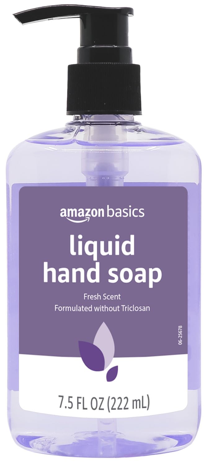 Amazon Basics Original Fresh Liquid Hand Soap, 7.5 Fl Oz (Pack of 6)