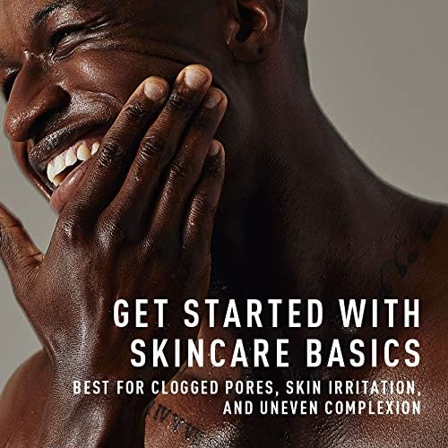 Bevel Men's Skincare Set – Face Wash, Glycolic Acid Pads & Lightweight Moisturizer for Blemishes, Bumps & Daily Care