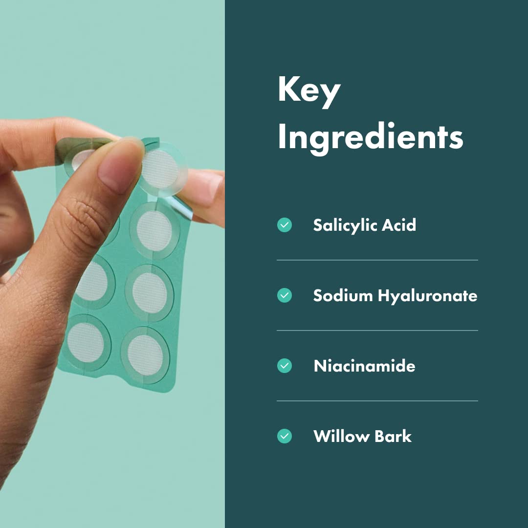 Hero Cosmetics Mighty Patch Micropoint Large – Hydrocolloid Acne Patches for Face, Early Zits & Hidden Pimples, 8 Count, 395 Micropoints