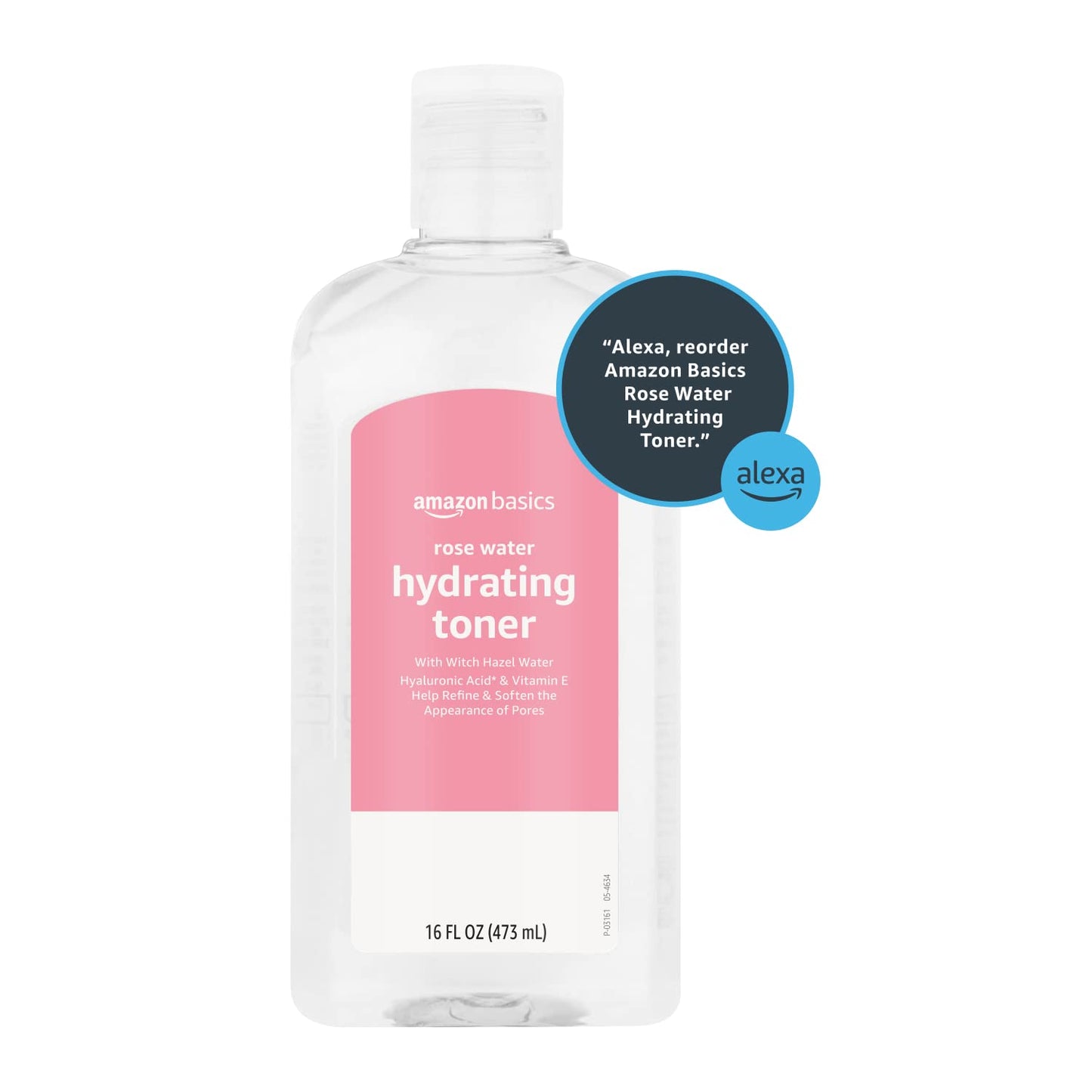Amazon Basics Rose Water Hydrating Toner, 16 Fluid Ounces, 1-Pack