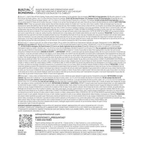 AGEbeautiful Charcoal Clay Powder Hair Lightener with Ultra Bond | Strengthens, Protects & Nourishes | Lifts Up to 7+ Levels | 1 Oz