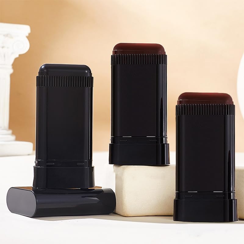 2 Pack Instant Hair Dye Comb, Brownish Black 2-in-1 Hair Color for Gray Coverage, Waterproof, Sweat-Proof & Portable for Men & Women