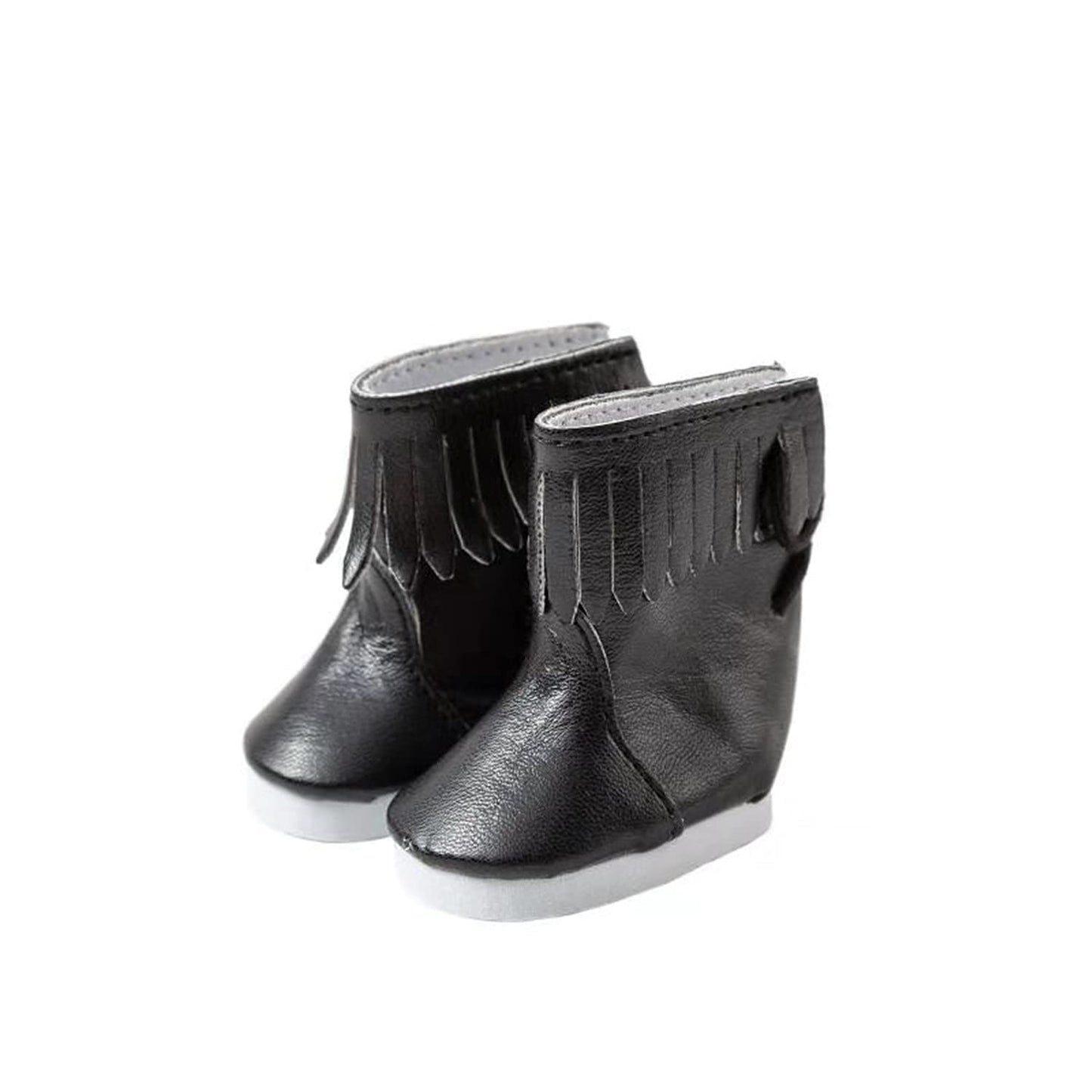 8 Pairs Doll Shoes Fit 14.5 inch American Doll Wellie Wishers Doll Including Boots, Sandals, Sneakers, Leather Shoes, etc