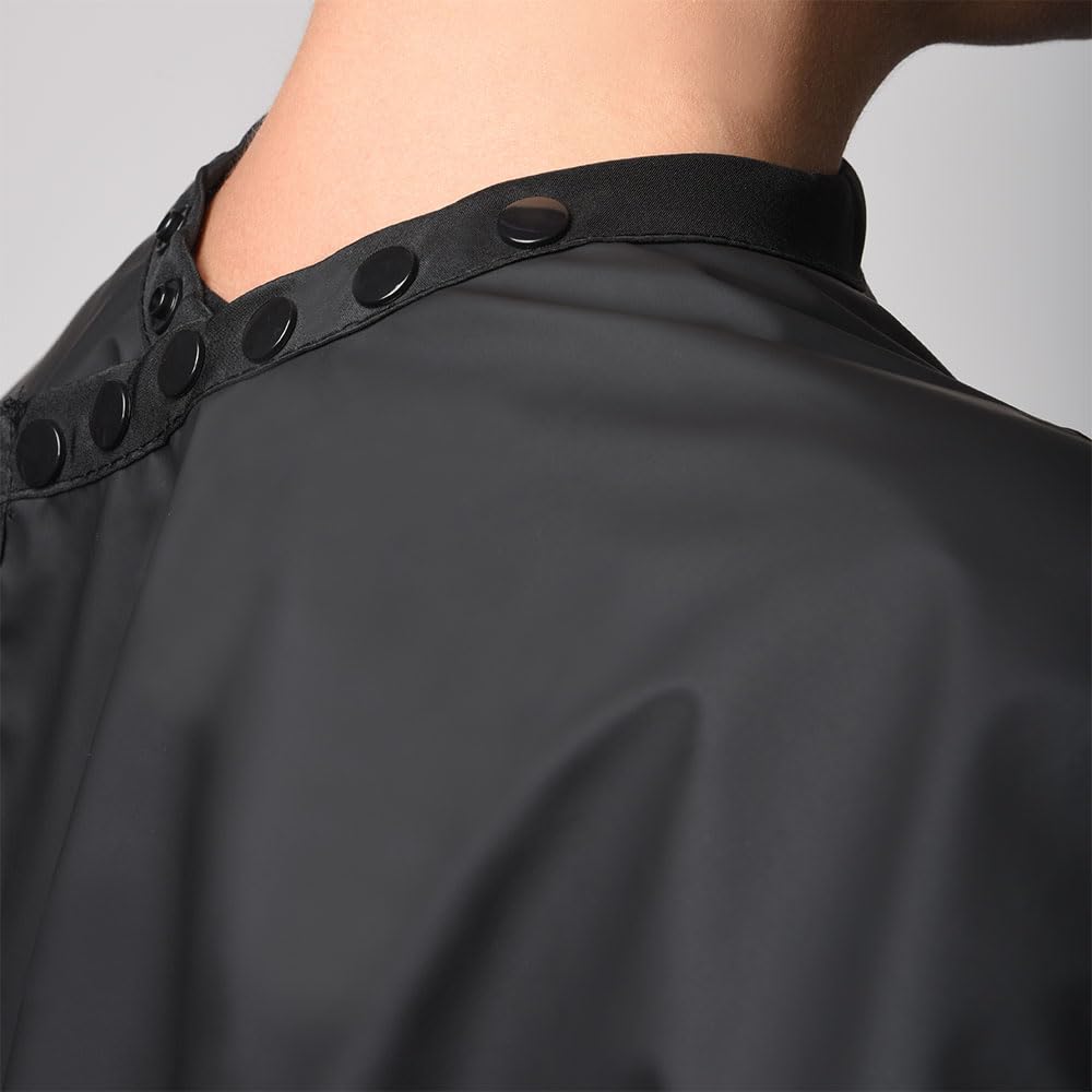 FRAMAR Color Cover Salon Cape – Hair Cape with Snap Closure and Rubberized Chest, For Hair Dye, Hair Color, Cosmetology Supplies and Hair Coloring