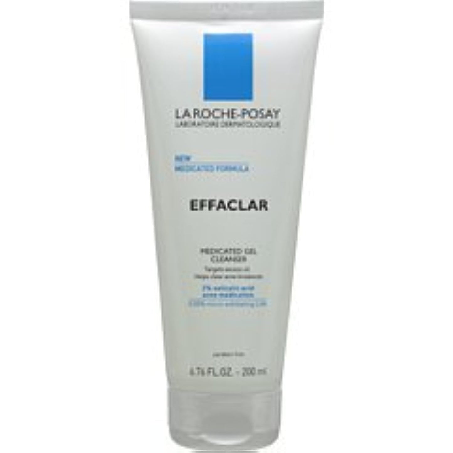 La Roche-Posay Effaclar Medicated Gel Cleanser with 2% Salicylic Acid & LHA - Foaming Acne Face Wash to Clear & Prevent Breakouts, Oil-Free