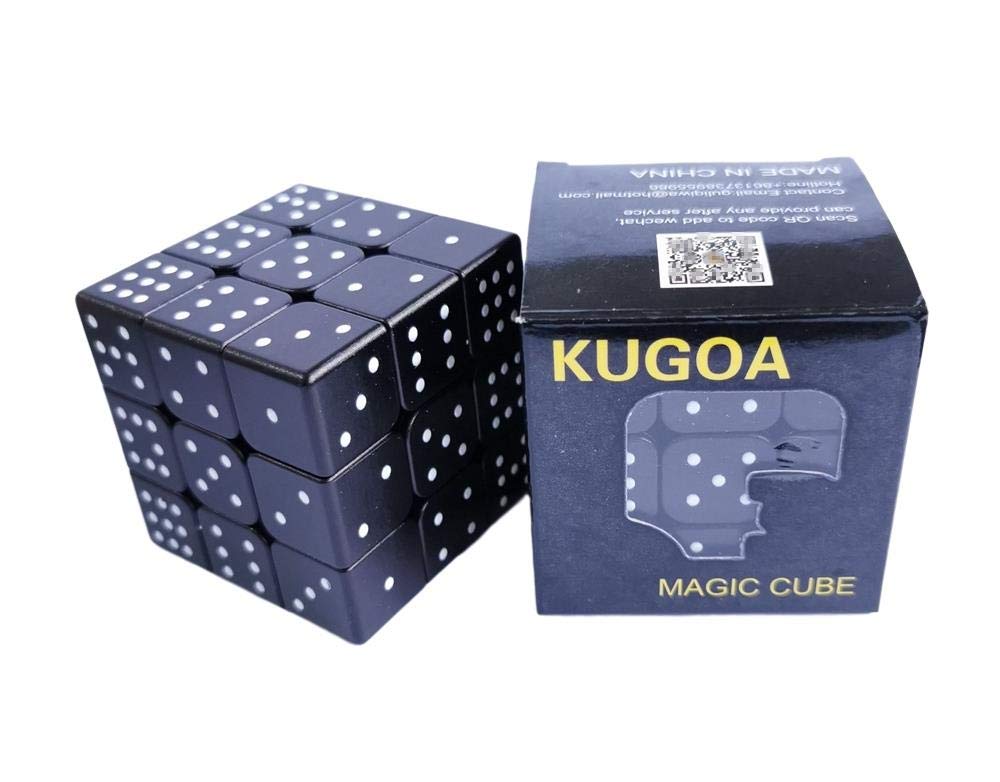 3x3x3 Speed Cube 3D Relief Effect Sudoku Braille Magic Cube Puzzle,IQ Reasoning Games Puzzles Special for The Blind Person,Weak Vision, 5.6cm/2.2"