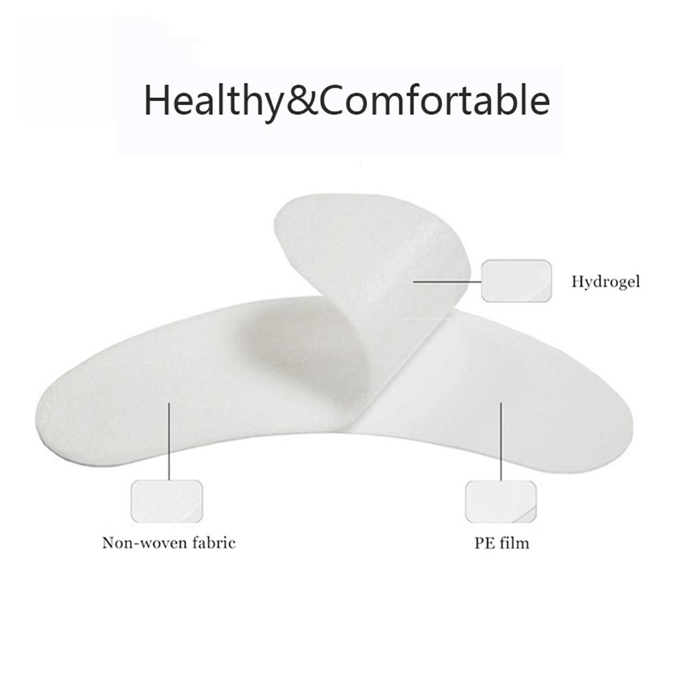 LANKIZ 100 Pairs Under Eye Gel Pads for Lash Extensions – Natural Plant Extract, Collagen Hydrogel, Lint-Free, Moisturizes & Reduces Puffiness