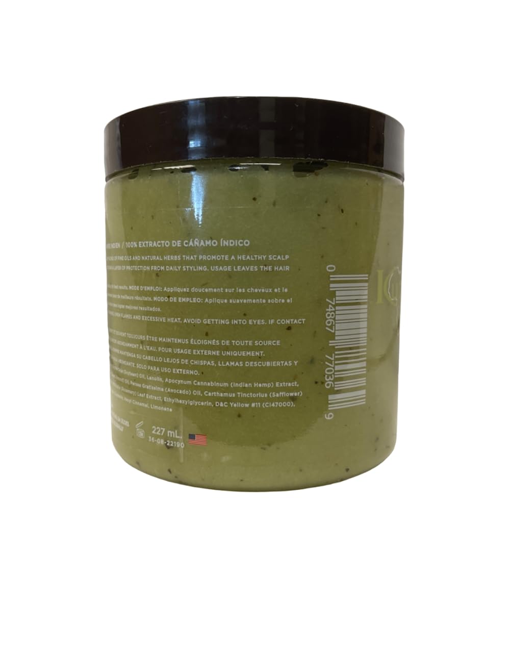 Kuza Indian Hemp with Chebe Hair & Scalp Treatment - for Healthy Hair Retention - 7.7 oz