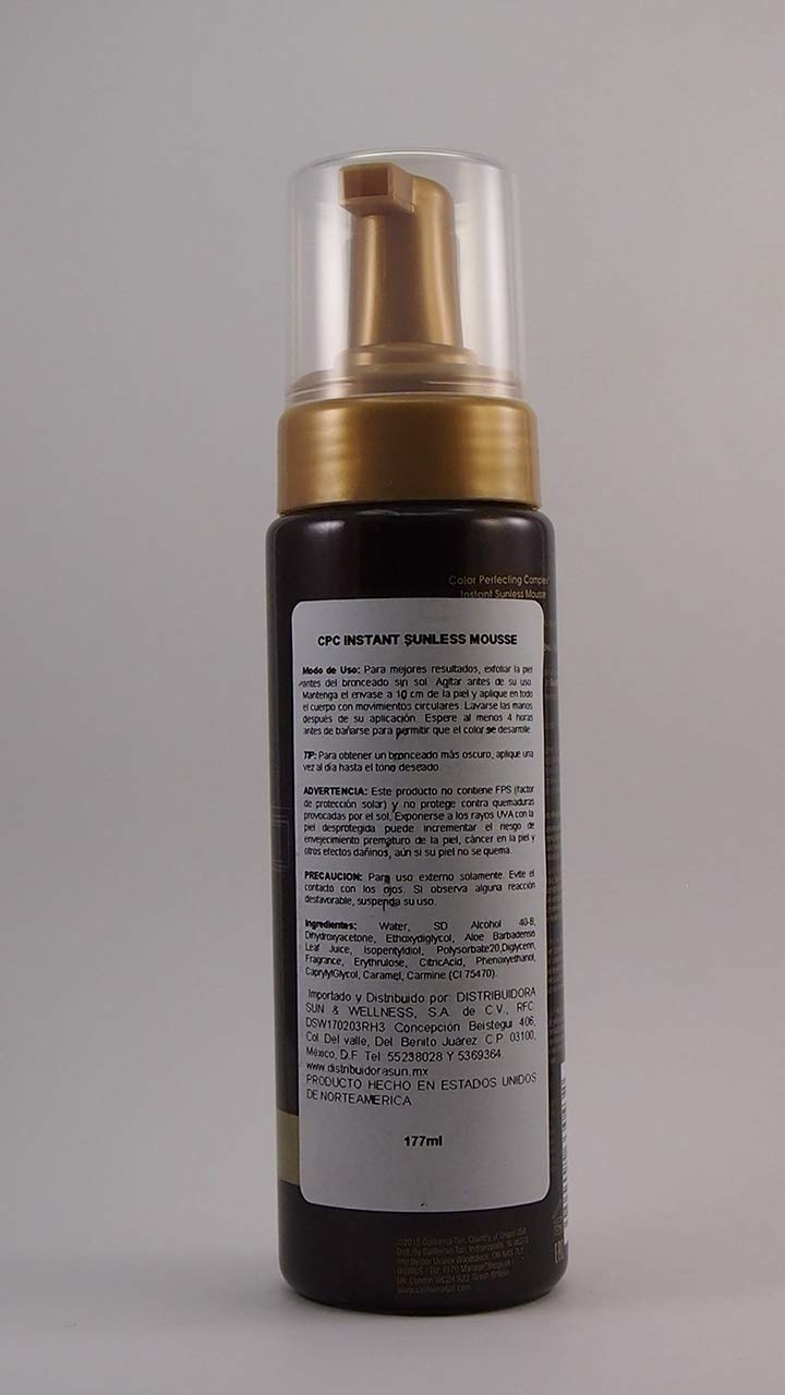 California Tan COLOR PERFECTING COMPLEX INSTANT SUNLESS MOUSSE