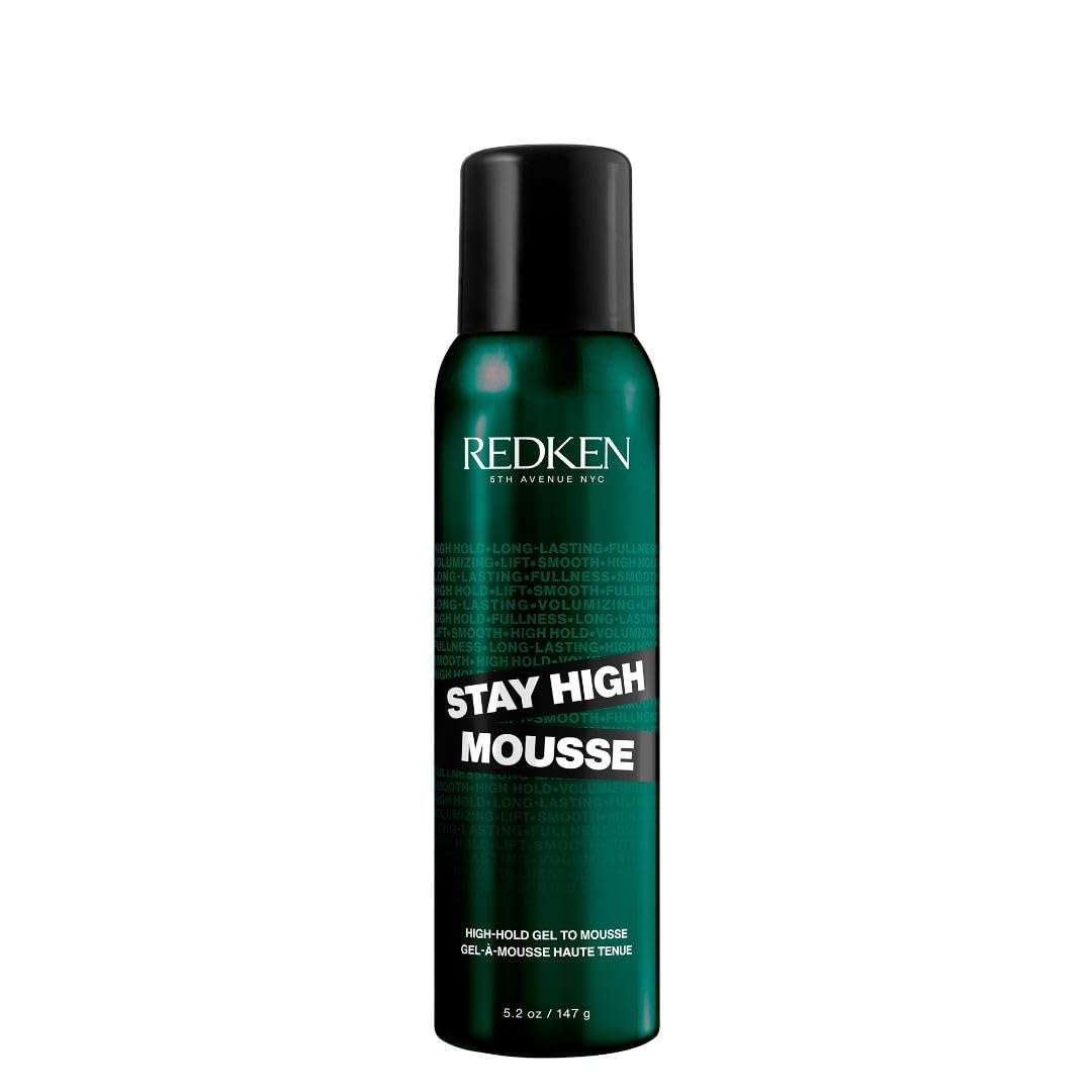Redken Stay High Volumizing Mousse For Fine Hair - High Hold Gel to Mousse, Strong Hold for 24 Hours
