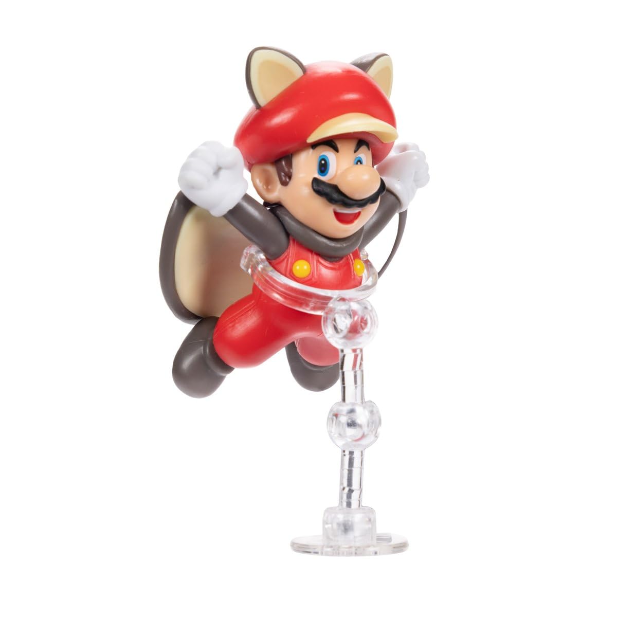Nintendo - Super Mario Bros - 2.5" articulated figure - Mario Squirrel Flying Figures