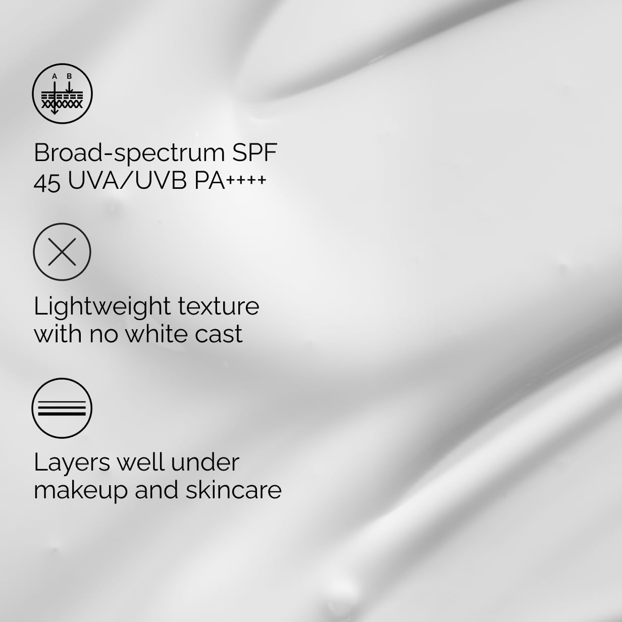 The Ordinary SPF 45 Face Serum – Lightweight, Hydrating Broad-Spectrum Sunscreen, UVA/UVB Protection, Non-Comedogenic, No White Cast, 2 Fl Oz