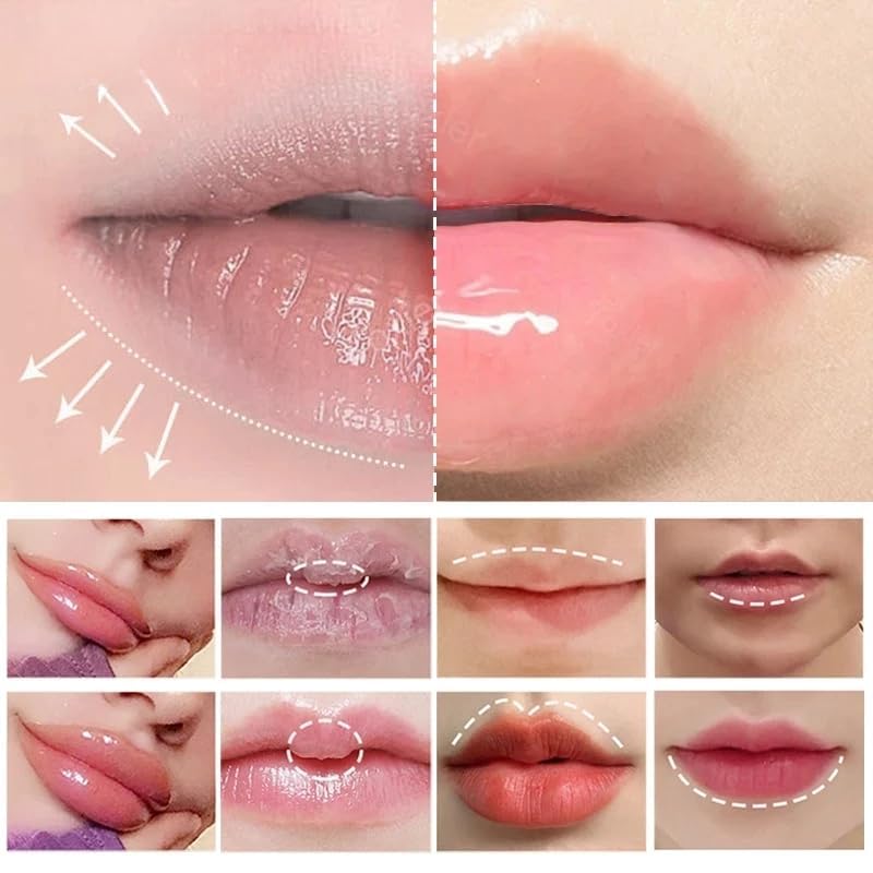 Collagen Lip Booster Plumping Serum Oil Hyaluronate Moisturizing Sexy Plump Products Enhancer Non-Irritating Brighten Reduce Pigmentation Fade Lines