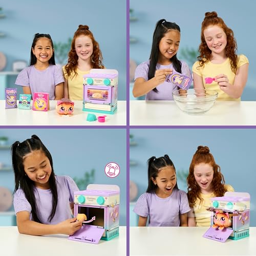 Cookeez Makery Lil' Bakez Oven – Mix, Bake & Reveal a Surprise Scented Plush Pet Toy (Non-Electronic, Styles May Vary)