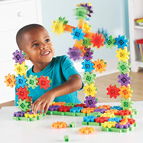 Learning Resources Gears! Gears! Gears! Super Building Toy Set, 150 Pieces, Ages 3+