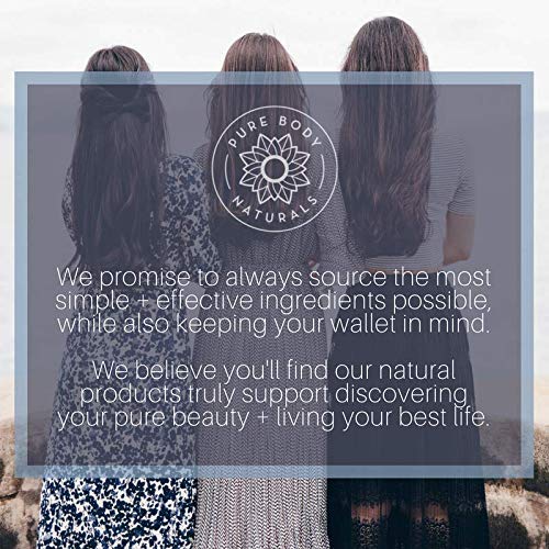 Pure Body Naturals Bentonite Clay Powder – 8 oz, DIY Face & Body Mask, Deep Pore Cleansing, Armpit Detox, Pure Indian Healing Clay