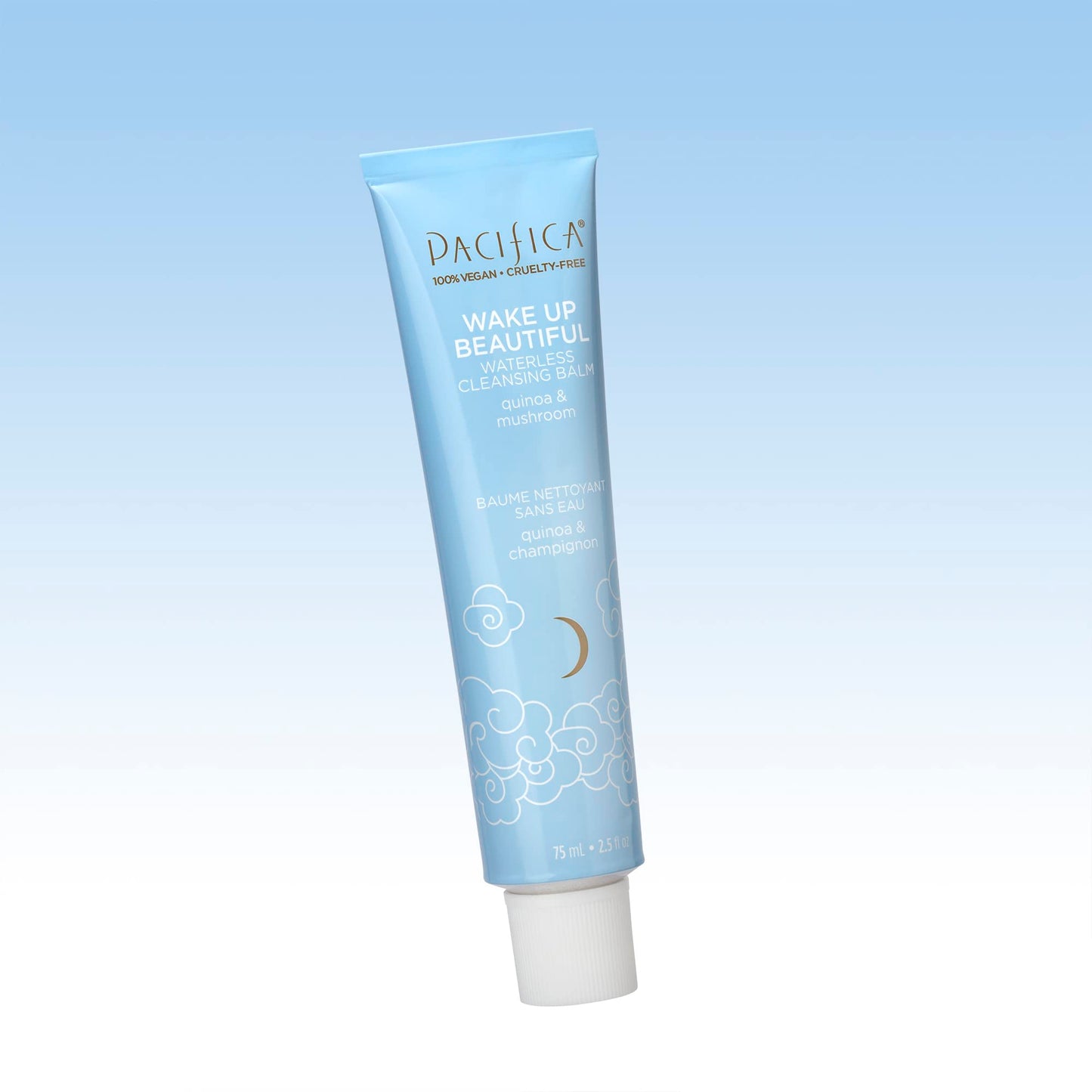 Pacifica Wake Up Beautiful Cleansing Balm & Makeup Remover – 2-in-1 Hydrating Waterless Face Cleanser for Dry & Sensitive Skin, 2.5oz