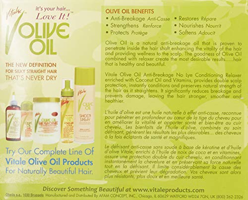 Vitale Olive Oil Relaxer Touch Up Kit, Regular, 1 Ea, 1count