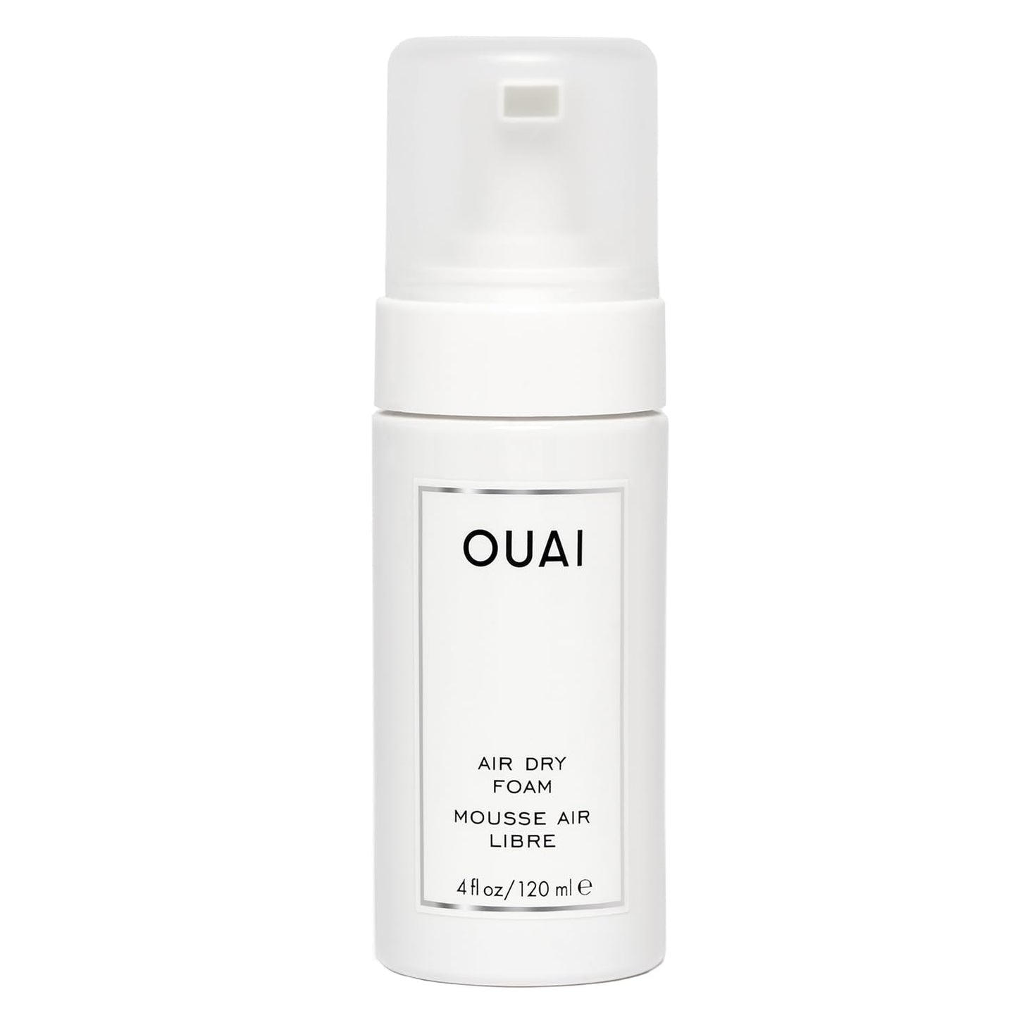 OUAI Air Dry Foam 4 oz | Curl-Enhancing Hair Mousse for Effortless Waves | Conditions & Detangles with Kale & Carrot Extract | Sulfate-Free