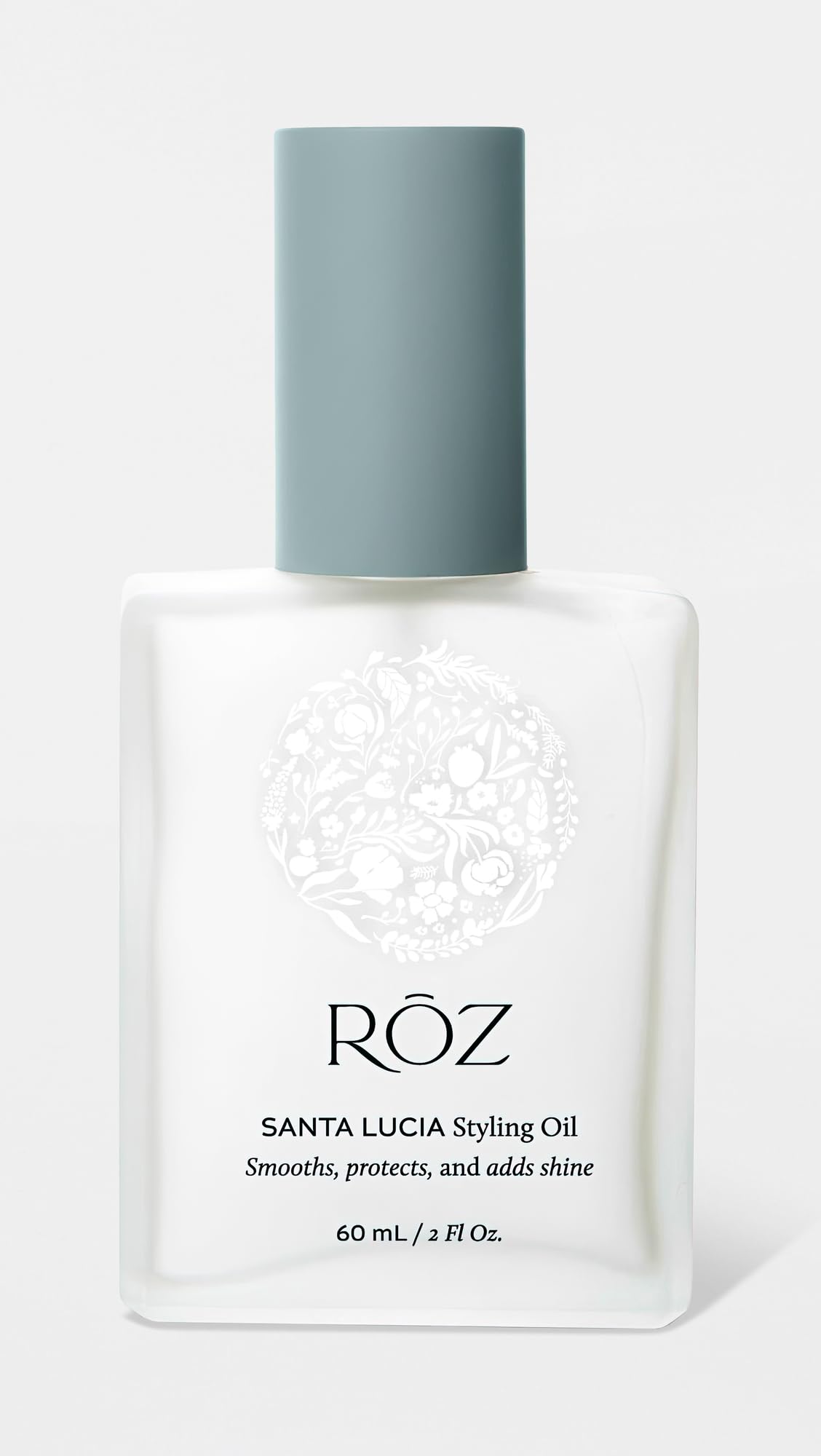 RŌZ Santa Lucia Styling Oil - Lightweight Nourishing Hair Oil for Frizz Control, Shine & Heat Protection - Vegan, For All Hair Types, 2 Fl Oz