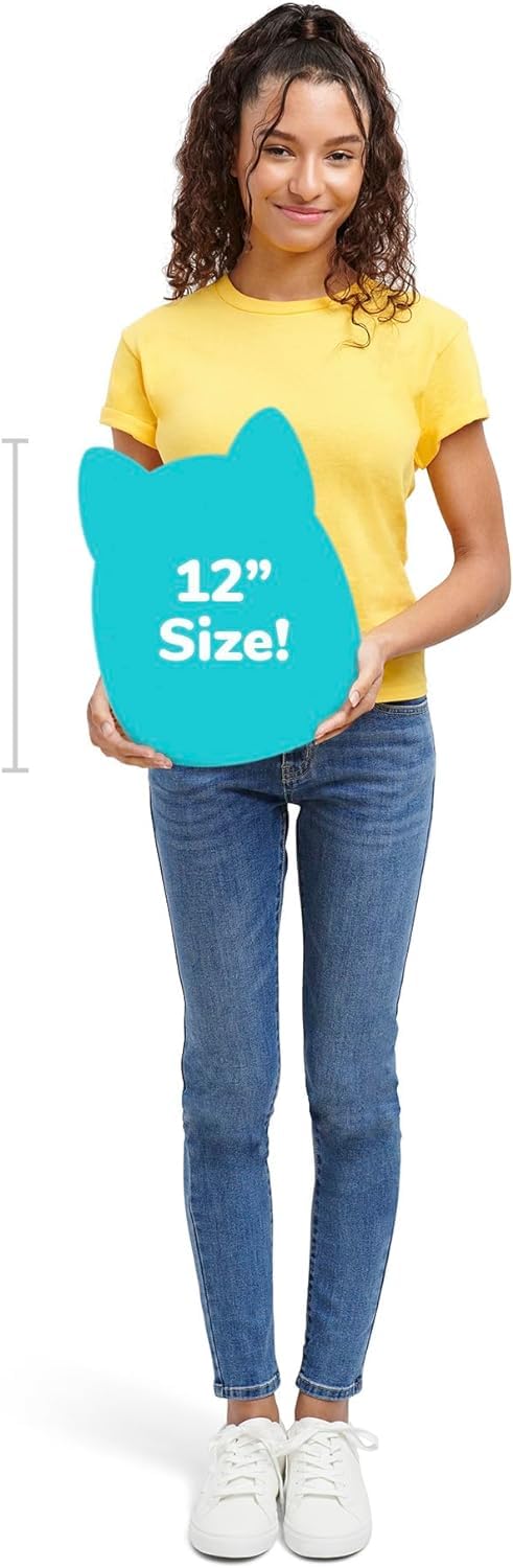 Squishmallows 12" Zelina Day of the Dead Cat Plush – Black Sugar Skull Kitty, Collectible Halloween & Día de Los Muertos Gift 2025