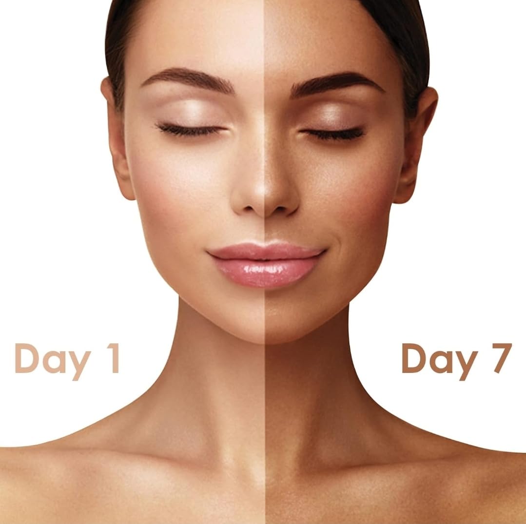 Malibu Tan Hemp Golden Glow Skin Firming Lotion, Medium Deep, 18 fl oz (530 ml) - 1-PACK