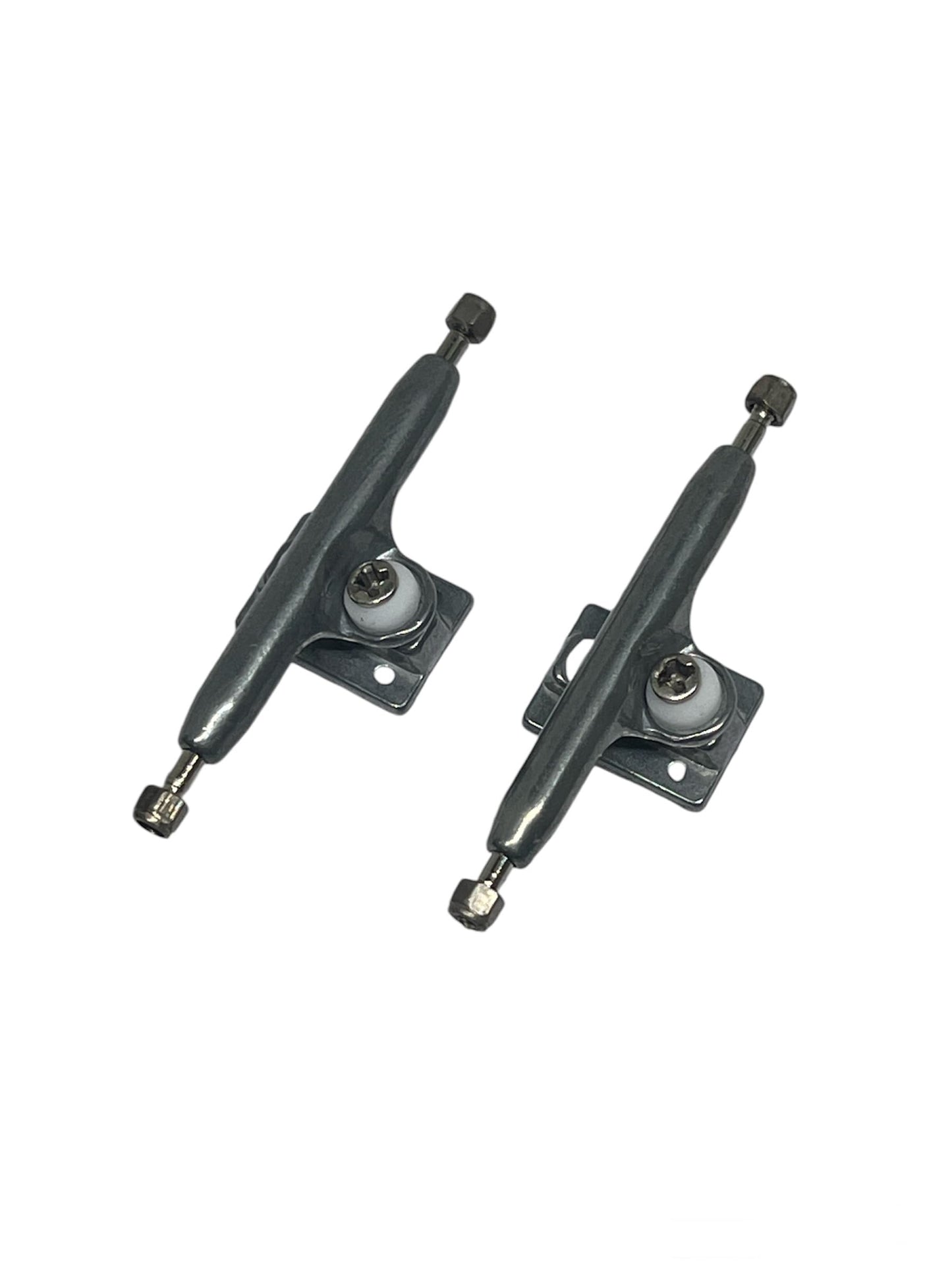 LEEFAI Pro Fingerboard Trucks 29/32/34/36mm G4 -Raw Metal Color-Inverted Kingpin with Hardware (34mm)