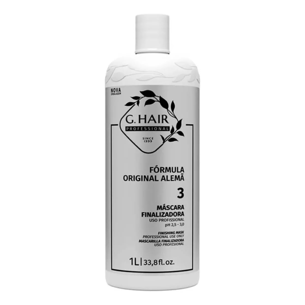 G.HAIR Original Formula Smoothing Keratin Treatment Kit (3 Steps) 33.8oz / 1L