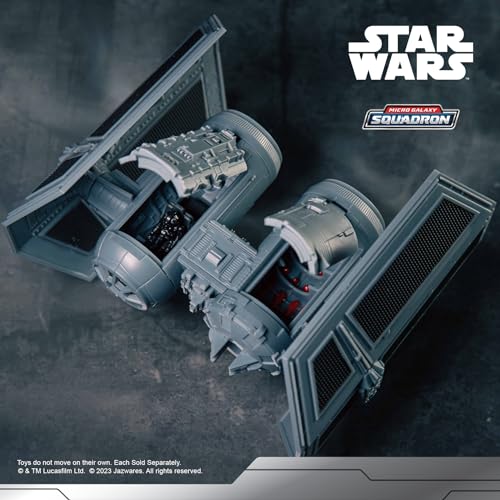 Star Wars Micro Galaxy Squadron TIE Bomber - 5-Inch Starfighter Class Vehicle with 1-Inch TIE Pilot Micro Figure Accessory