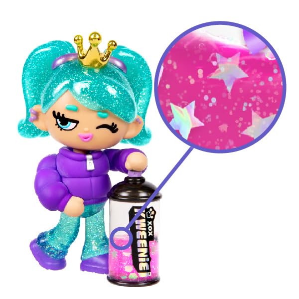 XOX KWEENIE Fearless Kweens Series Premium Figurine and Display Case, 4 Inch/Approx 10cm Tall Collectible Art-Toy, 3 Pack, Every Kween is Unique