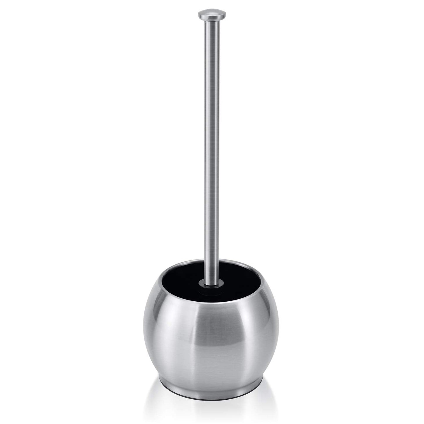 ToiletTree Stainless Steel Toilet Plunger – Heavy Duty with Holder for Bathroom & Cleaning Essentials – 6.5"x6.5"x18.5"