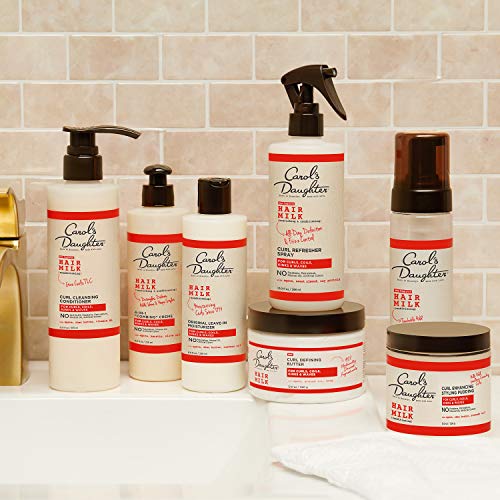 Carol's Daughter Hair Milk Original Leave-In Moisturizer for Curls, Coils & Waves with Agave & Shea Butter, 8 Fl Oz (Packaging May Vary)