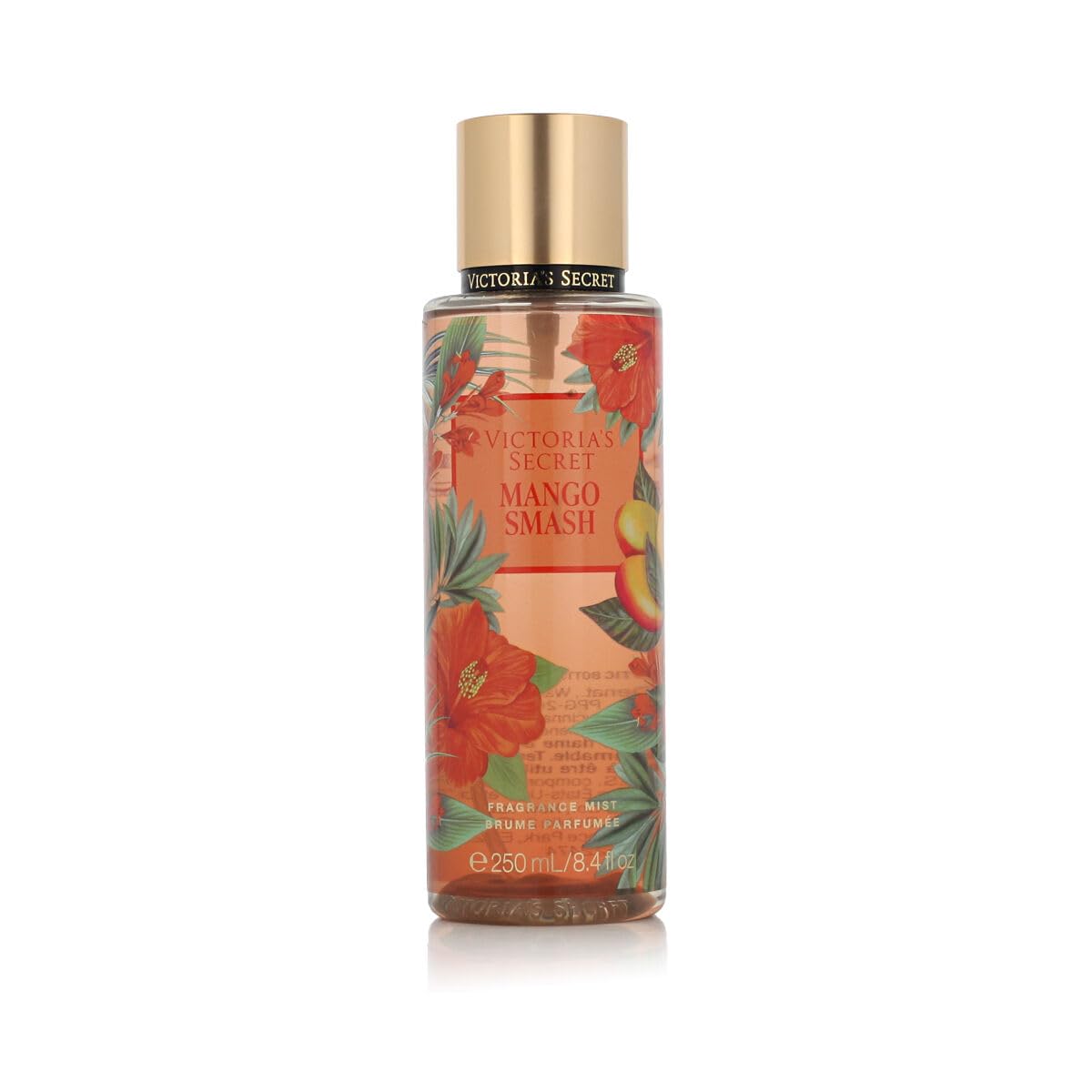 Victoria's Secret Mango Smash perfume bottle on a white background