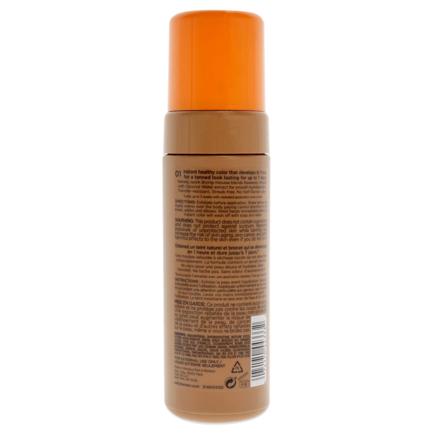 Sally Hansen Airbrush Sun Mousse, Medium,5 Fl Oz