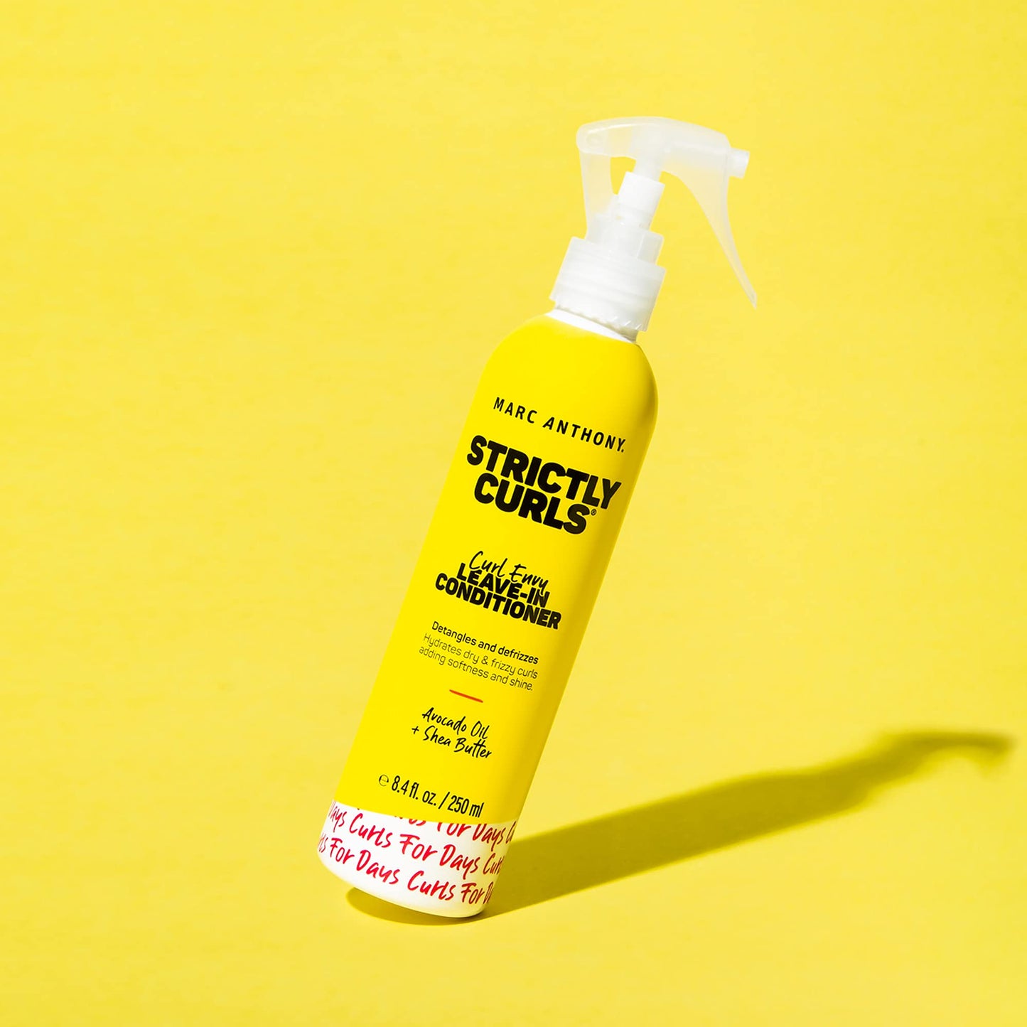 Marc Anthony Strictly Curls Leave-In Conditioner – Shea Butter, Vitamin E & Avocado Oil – Softens, Defines & Fights Frizz – Sulfate-Free for Curly & Wavy Hair