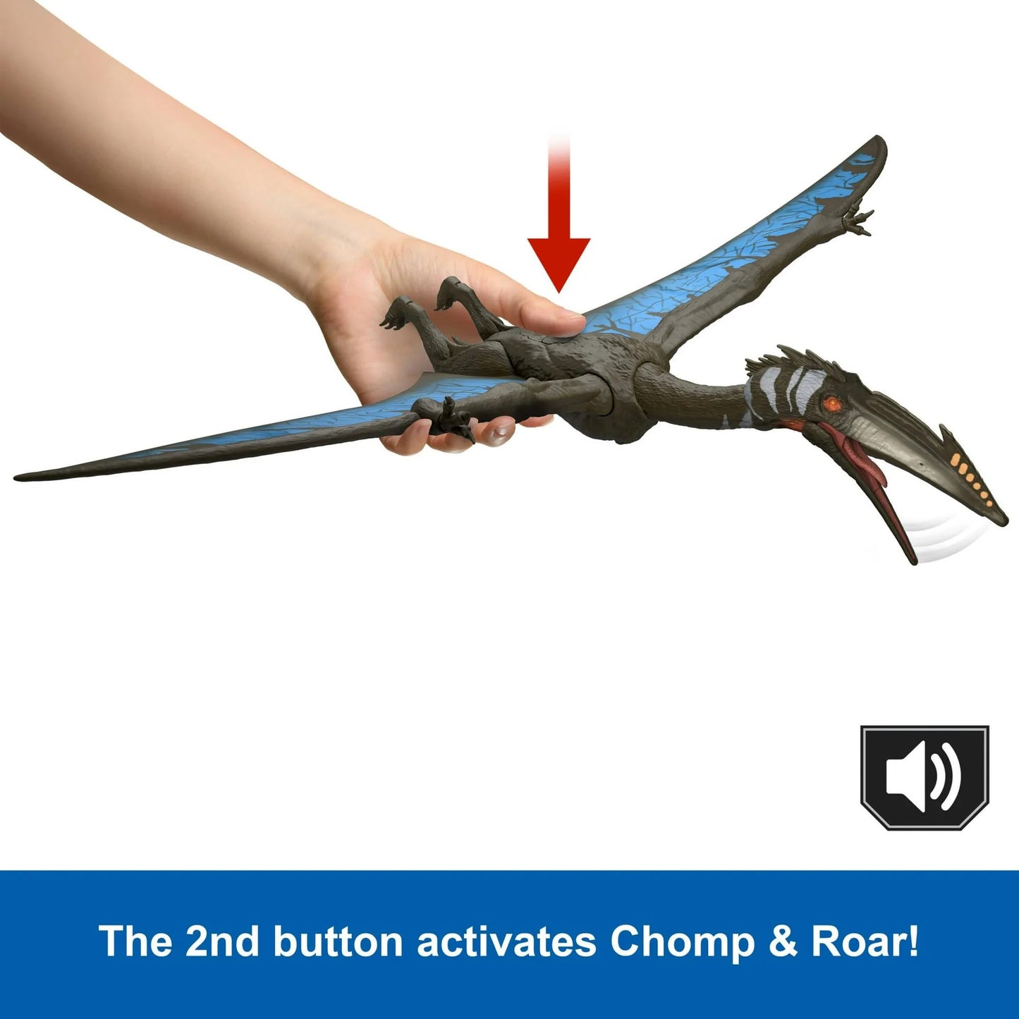 MAGNETOE Jurassic Rebirth Aerial Ambush Giant Pterosaur Quetzalcoatlus, Cretaceous Era