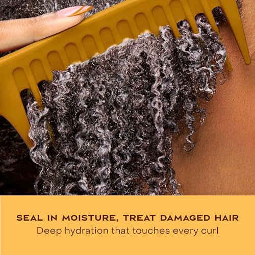 SheaMoisture Raw Shea Butter Deep Moisturizing Hair Masque 11.5 oz | Deep Conditioner for Curly Hair | Hydrating, Organic & Cruelty-Free