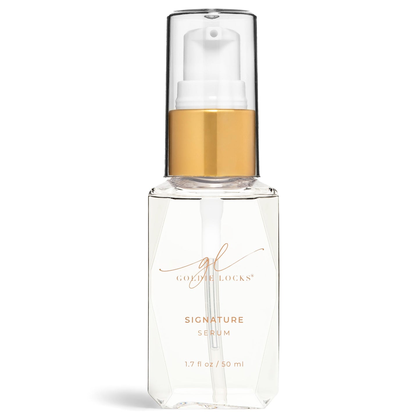 Goldie Locks Signature Hair Serum 1.7 fl oz | Anti-Frizz, Humidity Control & Shine Enhancer | Safe for Color-Treated Hair & Extensions